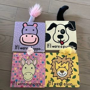 Set of 4 Jellycat books